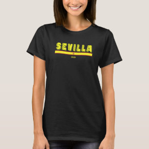 Sevilla Spanje Spaanse Vlag Espana Toeristische S T-shirt
