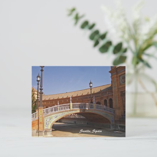 Sevilla, Spanje Square briefkaart (Staand voorkant)