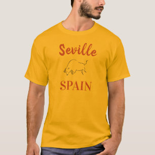 Sevilla, Spanje, stier T-shirt
