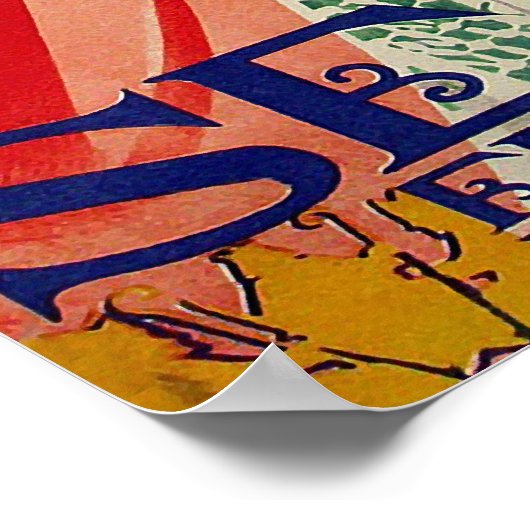 Sevilla, Spanje, vrouw met witte duif, Poster (Hoek)