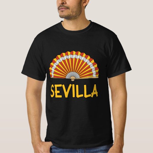 Sevilla stad in Spanje T-shirt (Voorkant)