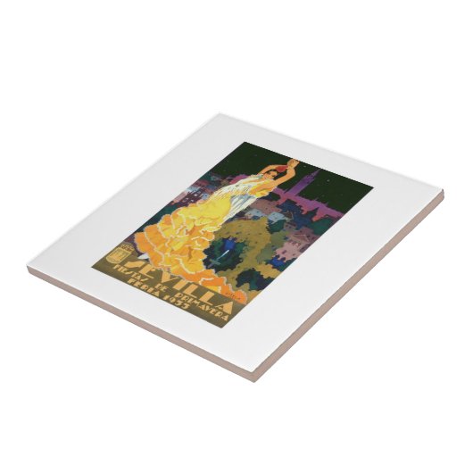 Sevilla Tegeltje (Zijkant)