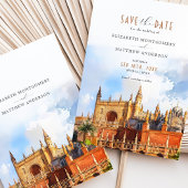 Sevilla Wedding Save the Date Kaart Real Alcázar