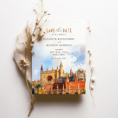 Sevilla Wedding Save the Date Kaart Real Alcázar