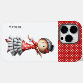 Sevillana Flamenco Dancer Spain Red Polka Dot Case-Mate iPhone Case (Achterkant (horizontaal))