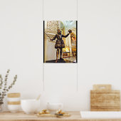 Seville Conquistador Statue Poster (Keuken)