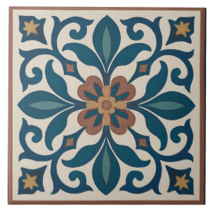 Seville Garden – Andalusische bloemtegels Tegeltje