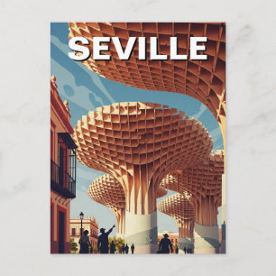 Seville Metropol Parasol Ansichtkaart Briefkaart