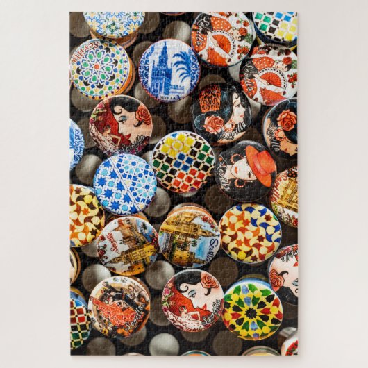 Seville-Petten voor flessen Legpuzzel (Verticaal)