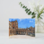 Seville Plaza de Espana Briefkaart (Staand voorkant)