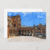 Seville Plaza de Espana Briefkaart (Voorkant / Achterkant)