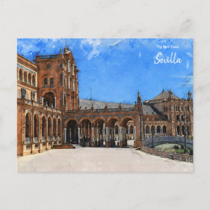Seville Plaza de Espana Briefkaart