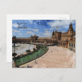 Seville Plaza de Espana Briefkaart (Voorkant / Achterkant)