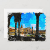 Seville Plaza de Espana Briefkaart (Voorkant / Achterkant)