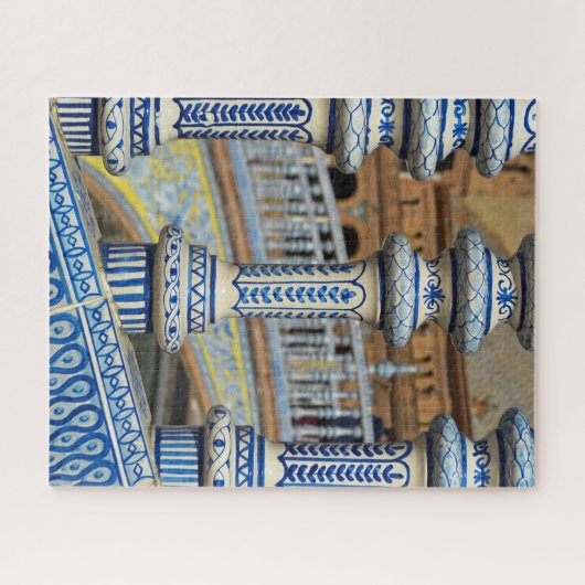 Seville Plaza de Espana Columns Legpuzzel (Horizontaal)