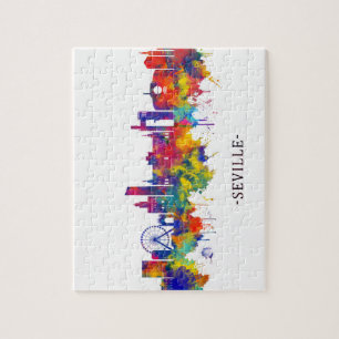 Seville Spanje Skyline Legpuzzel