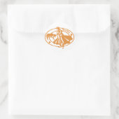 Seville Stamp Ronde Sticker (Tas)