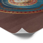 Sevres bleu beroemde koffiebeker en saucer, c.1780 poster (Hoek)