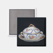 Sevres bowl en bord, 1764 magneet (Voorkant / Achterkant)