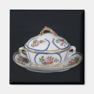 Sevres bowl en bord, 1764 magneet