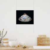Sevres bowl en bord, 1764 poster (Keuken)