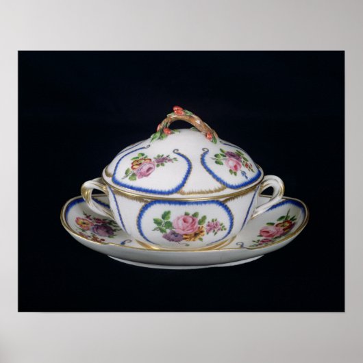 Sevres bowl en bord, 1764 poster (Voorkant)