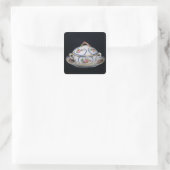 Sevres bowl en bord, 1764 vierkante sticker (Tas)