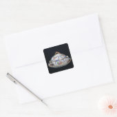 Sevres bowl en bord, 1764 vierkante sticker (Envelop)
