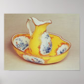Sevres Broc Roussel ewer en bekken Poster (Voorkant)