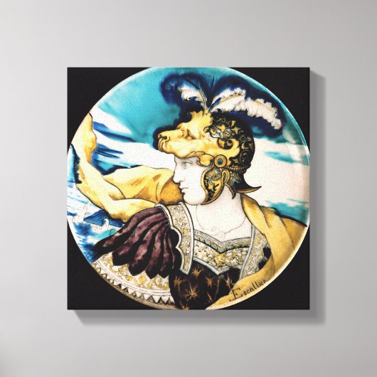 Sevres-gerecht, na Giulio Romano Canvas Afdruk (Voorkant)