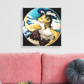 Sevres-gerecht, na Giulio Romano Canvas Afdruk (Insitu (Woonkamer))