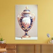 Sevres vase, midden 18e eeuw canvas afdruk (Insitu (Woonkamer))