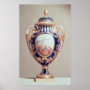 Sevres vase, midden 18e eeuw poster