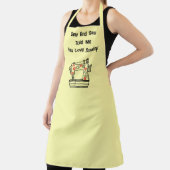 Sew and Sew vertelde me dat je van naaien houdt Schort (Insitu)