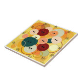 Sew Buttons-tegel Tegeltje (Zijkant)