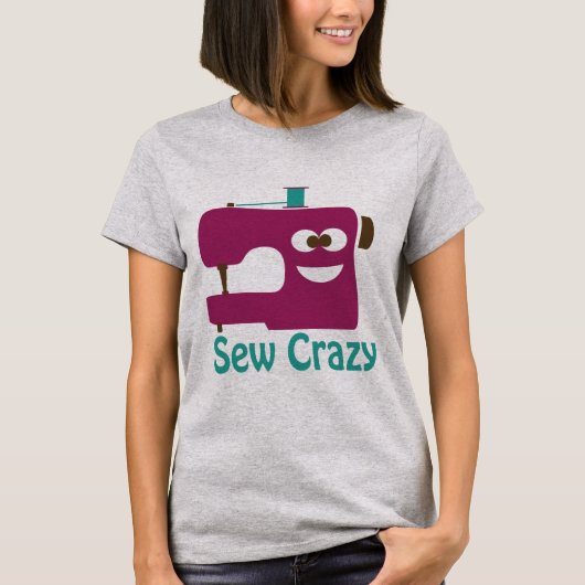 Sew Crazy T-shirt (Voorkant)