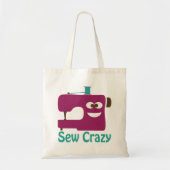 Sew Crazy Tote Bag (Voorkant)