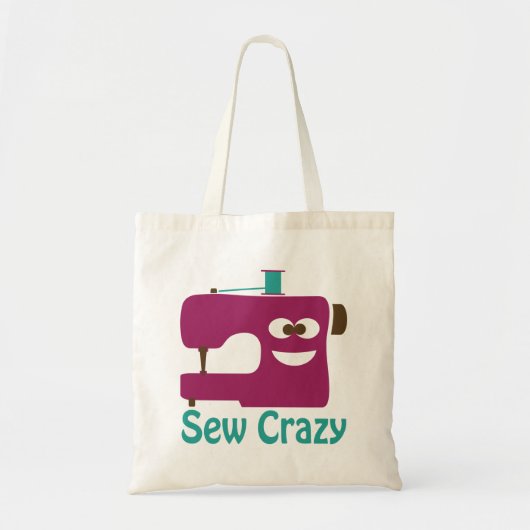 Sew Crazy Tote Bag (Voorkant)