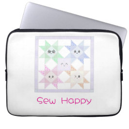 Sew Happy laptop tas