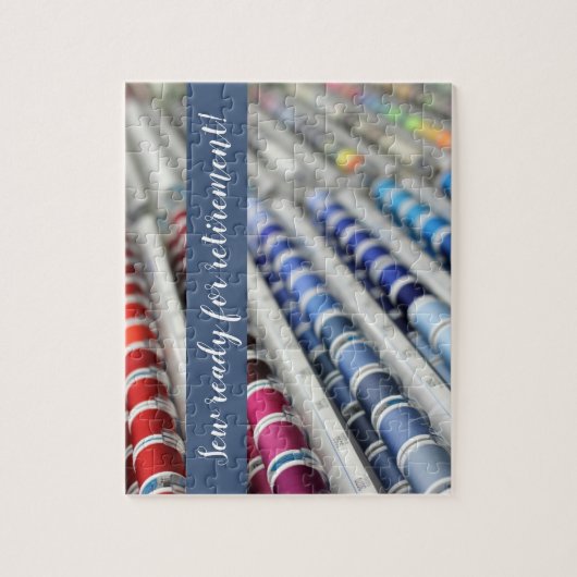 Sew Ready for Retirement Puzzle Legpuzzel (Verticaal)