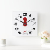 Sew Right Vierkante Klok (Huis)