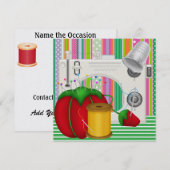 Sew So Pretty Invices SRF Kaart (Voorkant / Achterkant)