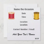 Sew So Pretty Invices SRF Kaart (Achterkant)