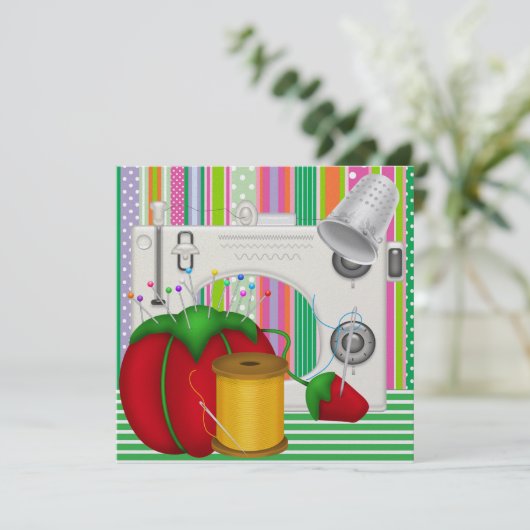 Sew So Pretty Invices SRF Kaart (Staand voorkant)