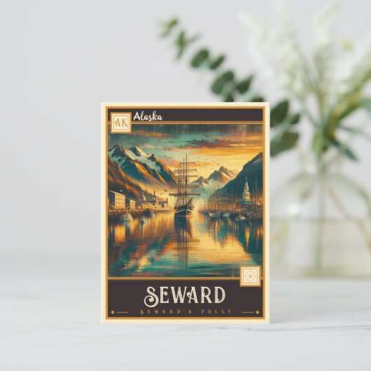Seward, Alaska |  Briefkaart (Staand voorkant)