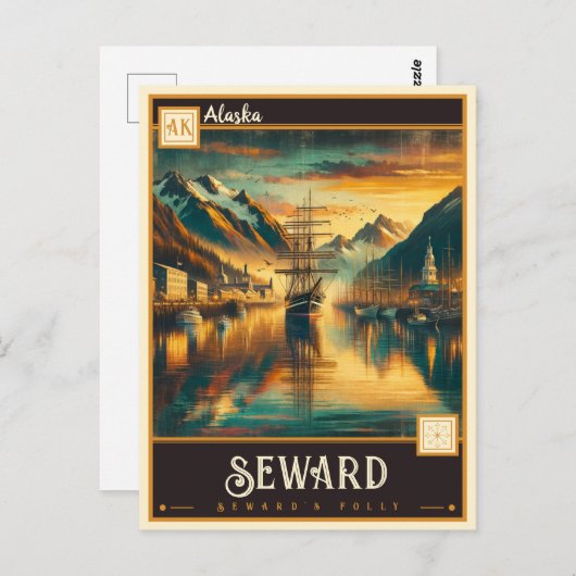 Seward, Alaska |  Briefkaart (Voorkant / Achterkant)