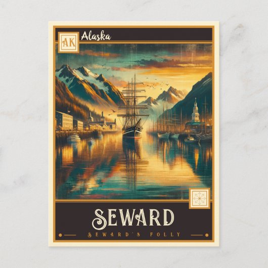Seward, Alaska | Briefkaart (Voorkant)