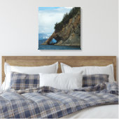 Seward Alaska Harbour - Een fijne Art-printer Canvas Afdruk (Insitu (Slaapkamer))
