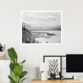 Seward, Alaska Panorama 1918 Poster (Thuiskantoor)