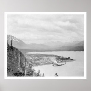 Seward, Alaska Panorama 1918 Poster